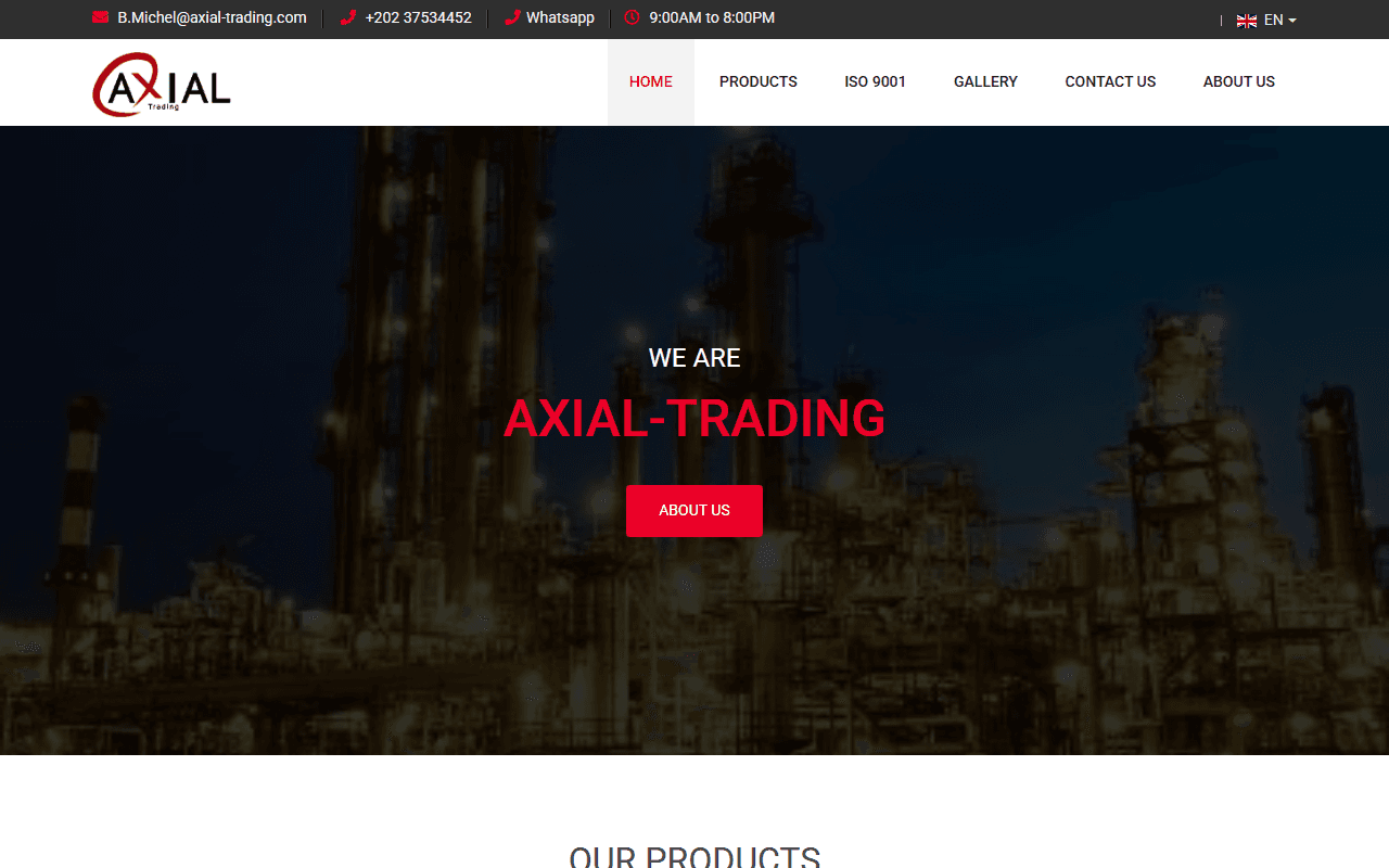 Axial Trading — Corporate Website