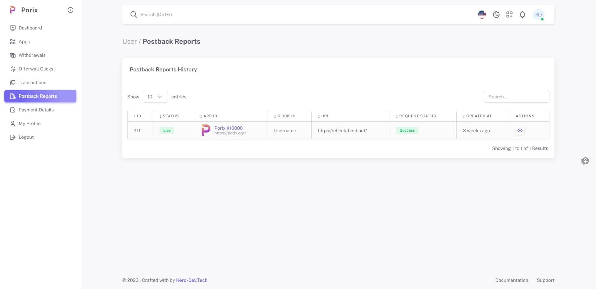 Porix — GPT Rewards Platform