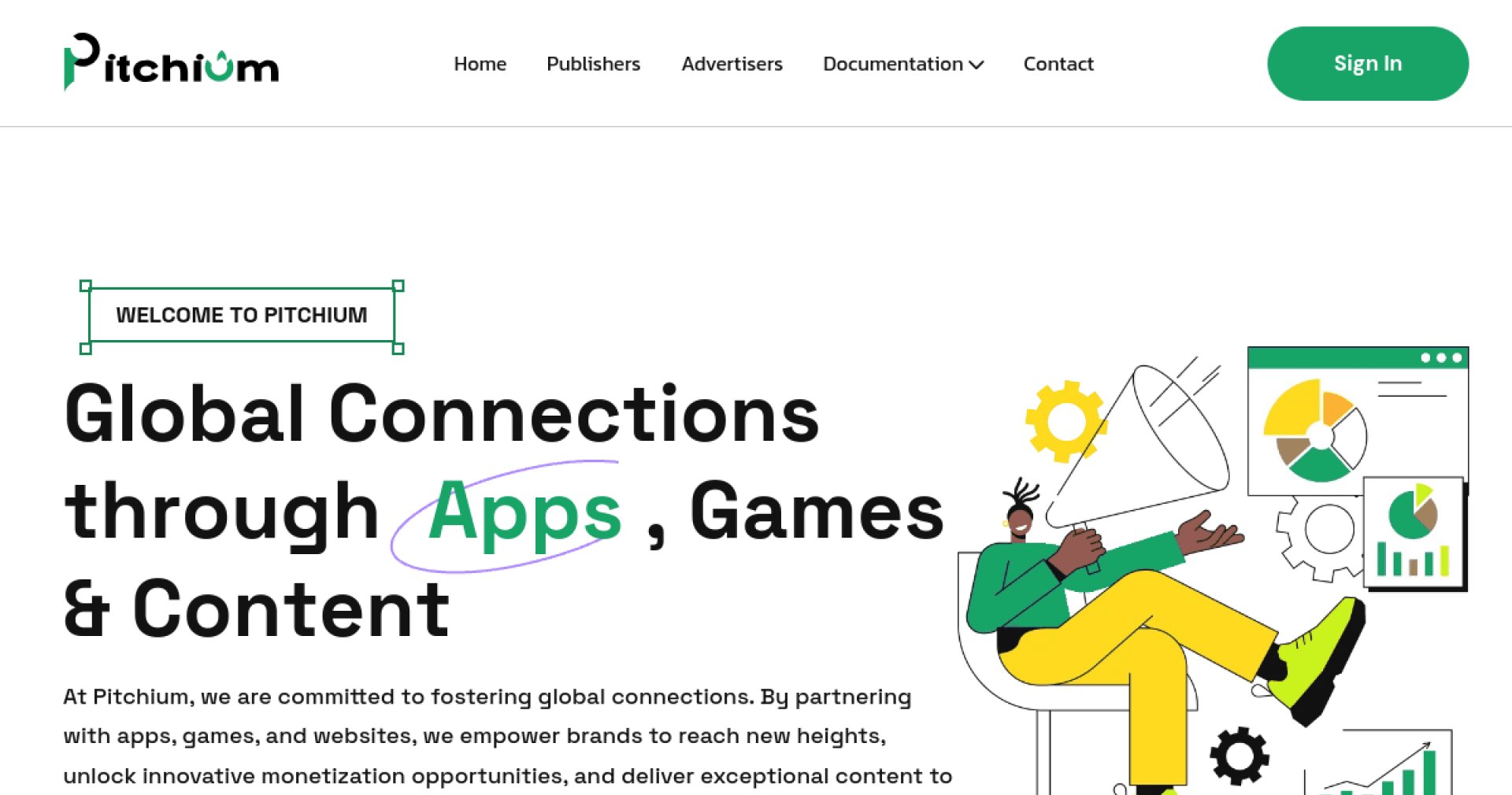 Pitchium — Advertising Network