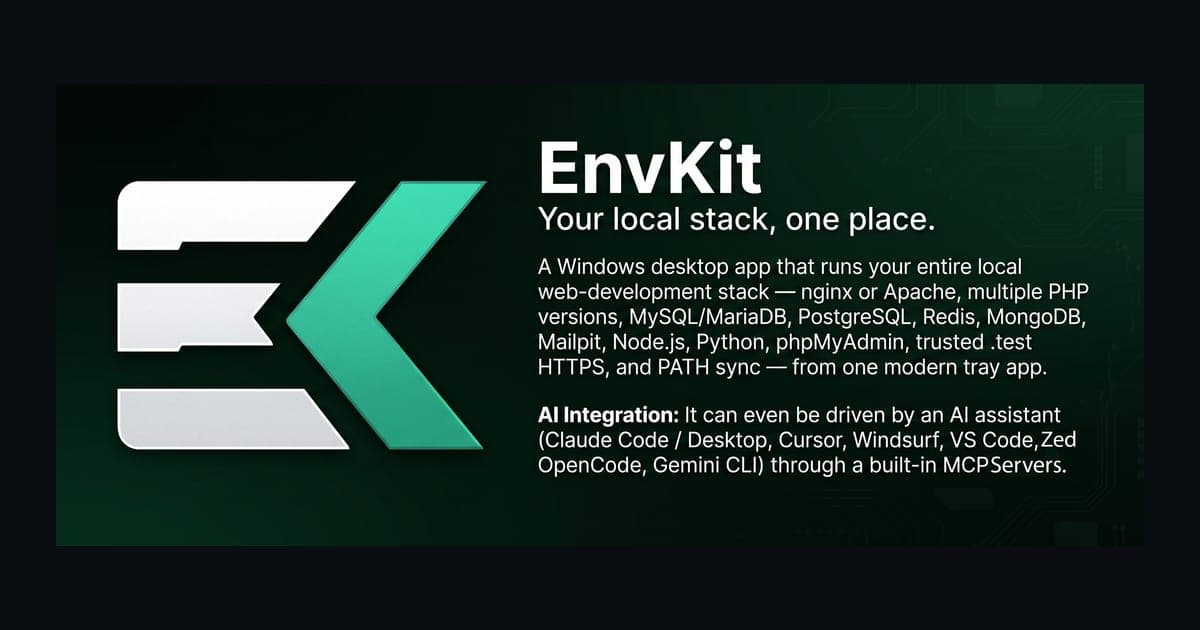 EnvKit — Local Dev Stack Manager